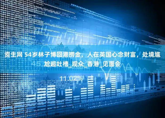 资生网 54岁林子博回港捞金，人在英国心念财富，处境尴尬超吐槽_观众_香港_见面会
